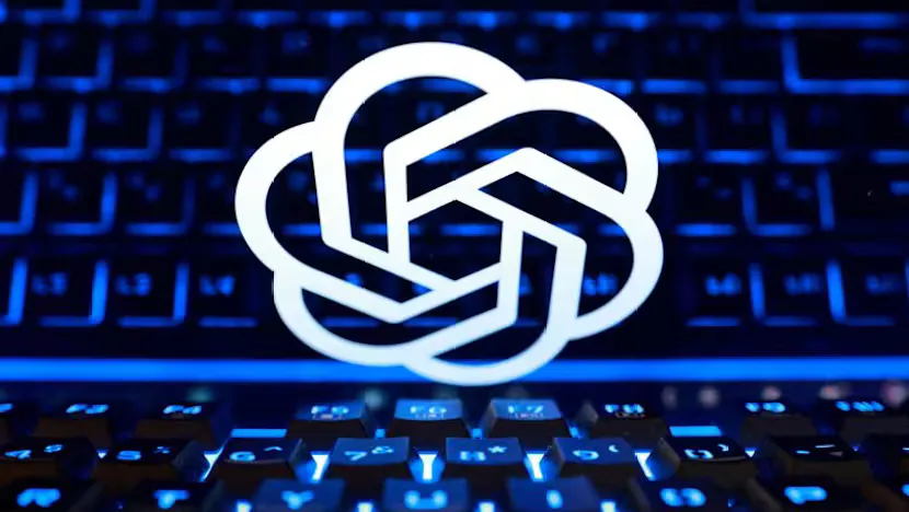 Computer screens displaying code in a technology research laboratory
