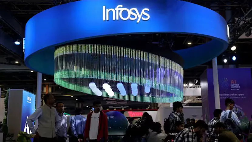 Office buildings and computer workstations illustrating the IT services industry